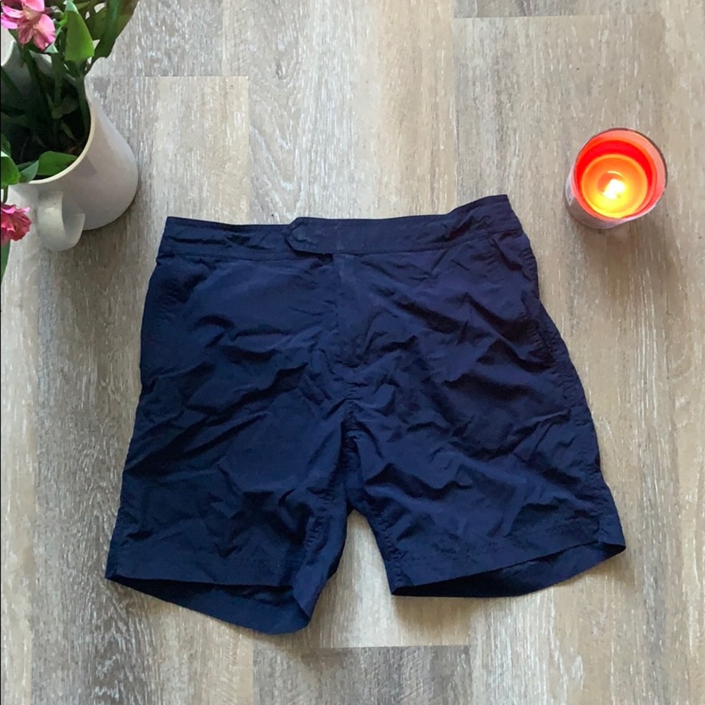 J Crew Nylon swim trunks, size 29, navy